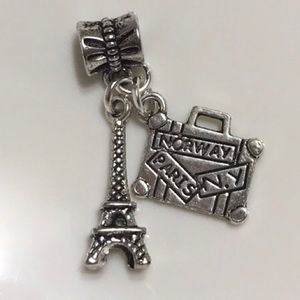 Paris Eiffel Tower, Suitcase Dangle Charm